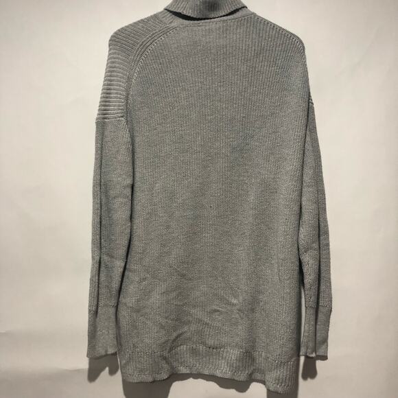 J Crew Women's Ribbed Cashmere Blend Relaxed Turtleneck Sweater Size M - Picture 5 of 6